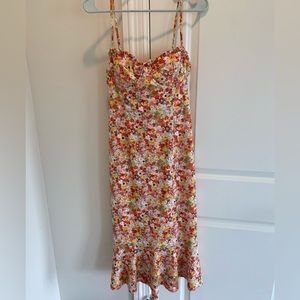 Hutch Floral MIDI Dress